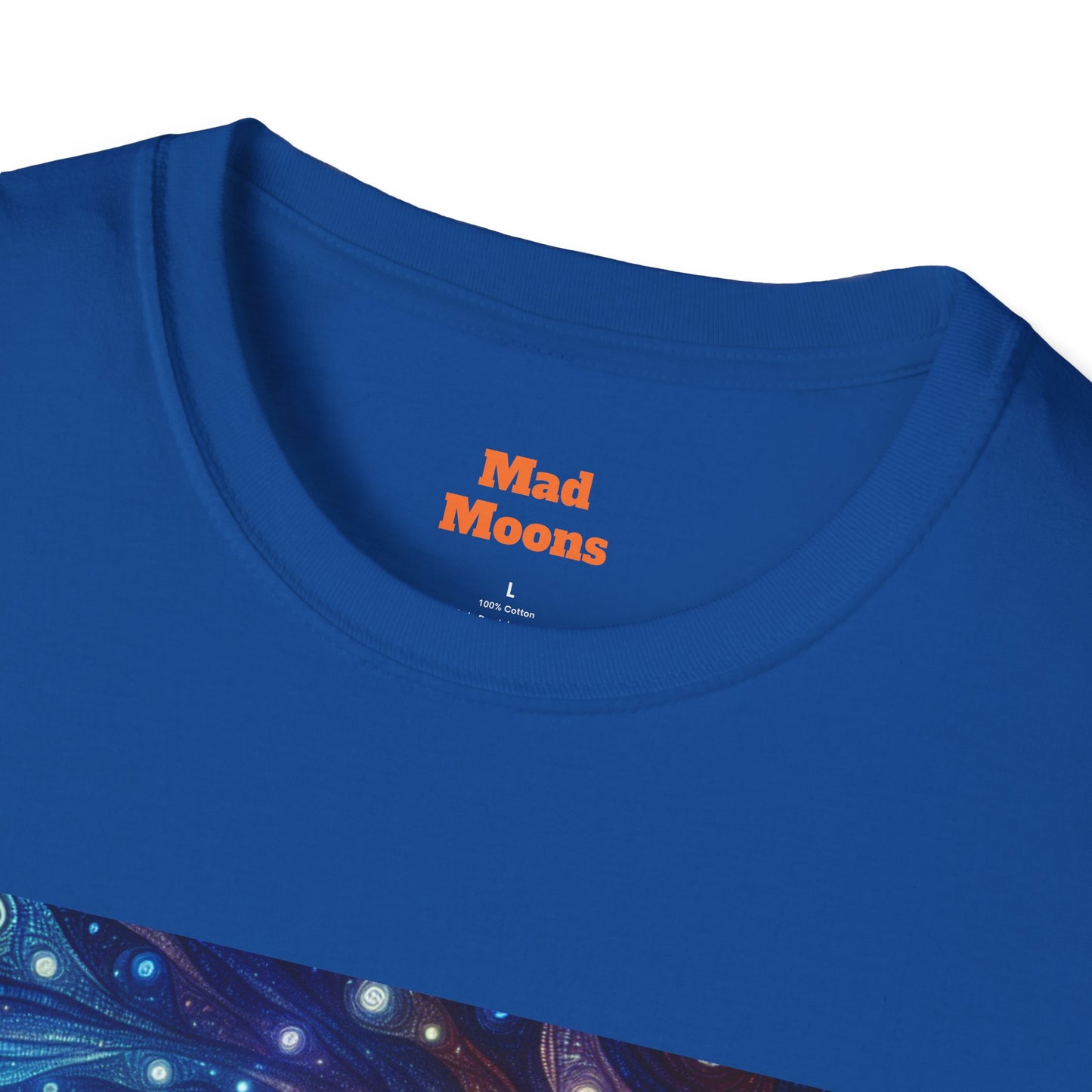 Psychedelic Cosmic Swirl Unisex T-Shirt - Galaxy Design for Sci-Fi Lovers