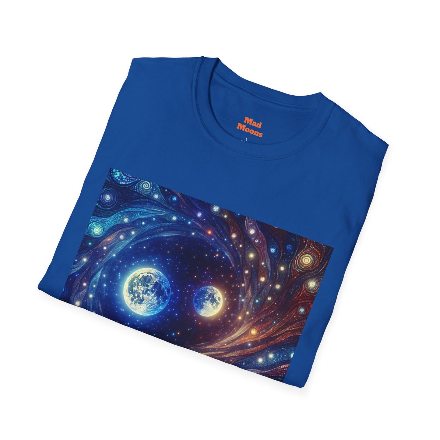 Psychedelic Cosmic Swirl Unisex T-Shirt - Galaxy Design for Sci-Fi Lovers