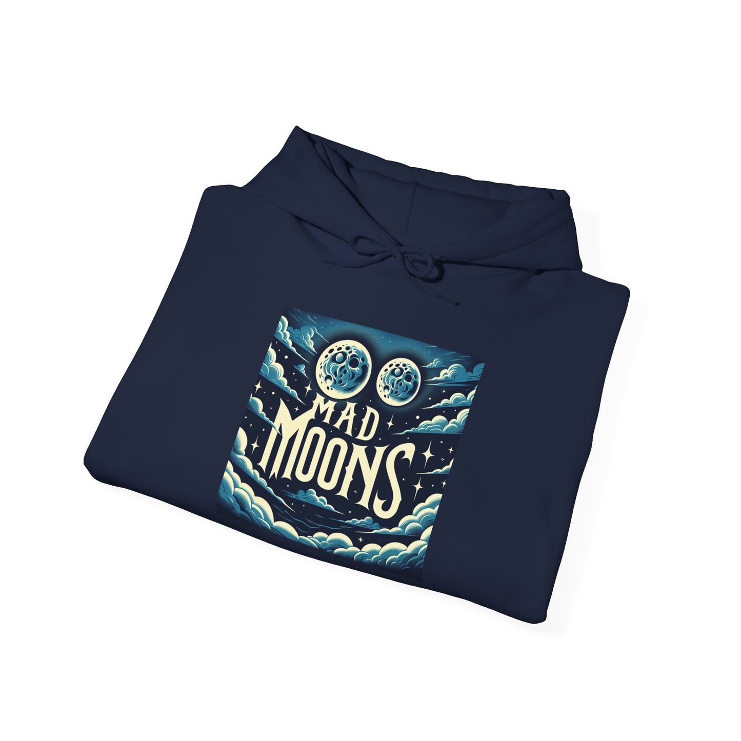 Mad Moons Navy Hooded Sweatshirt