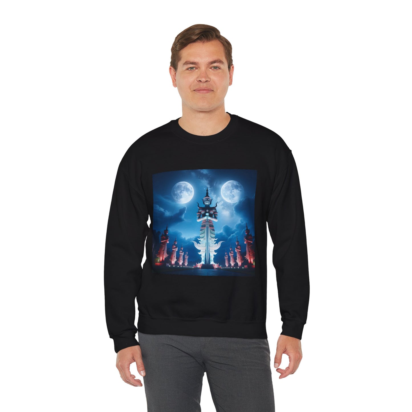 Mystical Mad Moons Unisex Graphic Sweatshirt