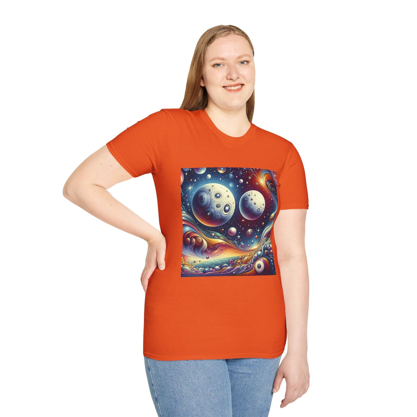 Psychedelic Cosmic Dreams Unisex T-Shirt - Vibrant Space Art Tee