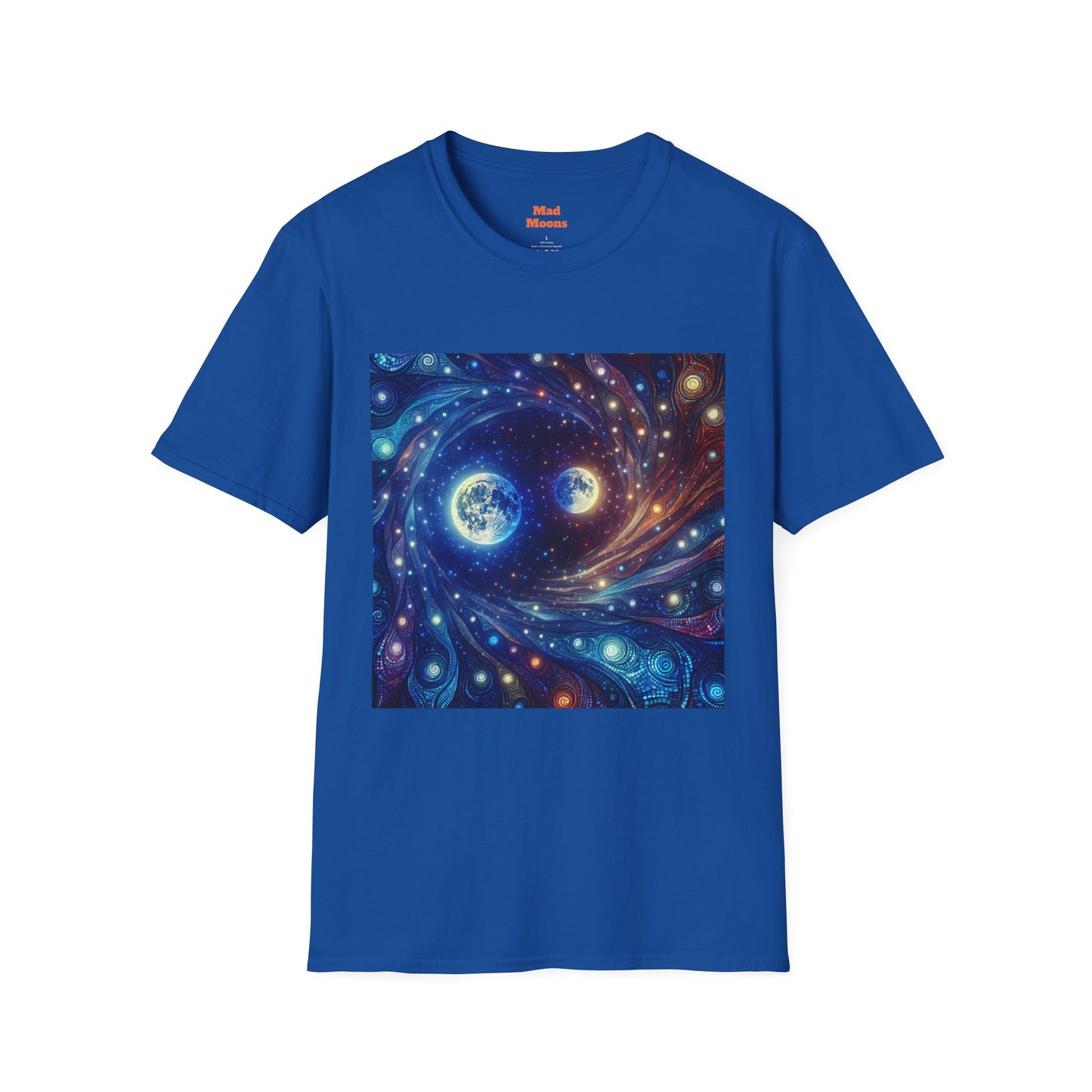 Psychedelic Cosmic Swirl Unisex T-Shirt - Galaxy Design for Sci-Fi Lovers