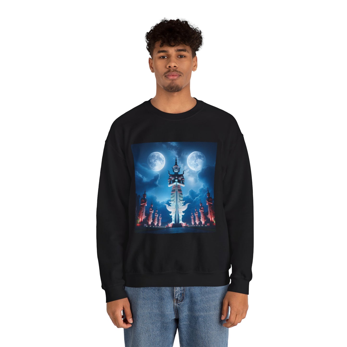 Mystical Mad Moons Unisex Graphic Sweatshirt