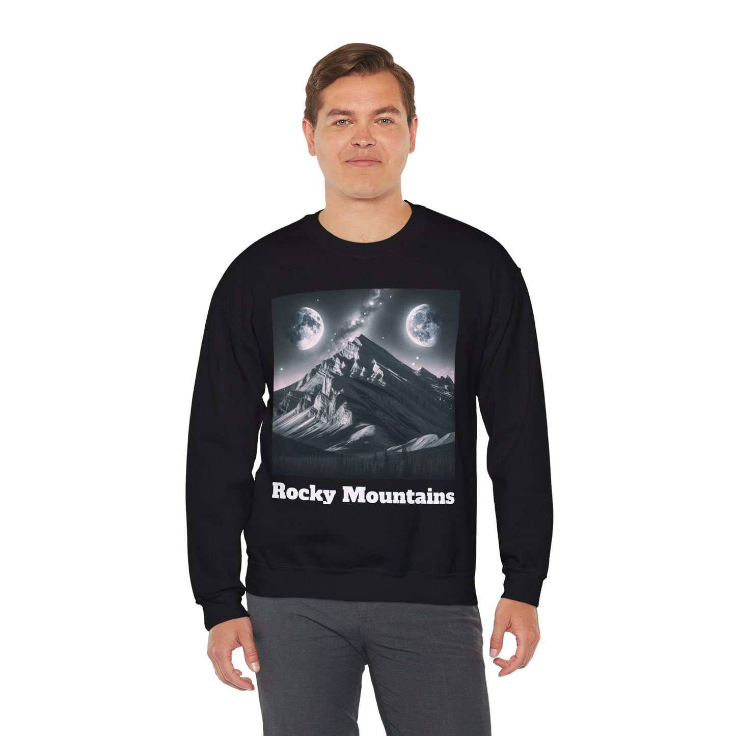 America's National Parks- Rocky Mountains Crewneck Sweatshirt