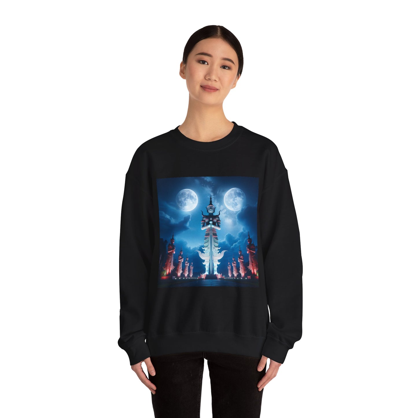 Mystical Mad Moons Unisex Graphic Sweatshirt