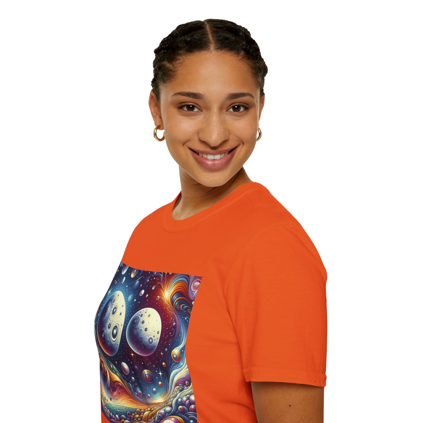 Psychedelic Cosmic Dreams Unisex T-Shirt - Vibrant Space Art Tee